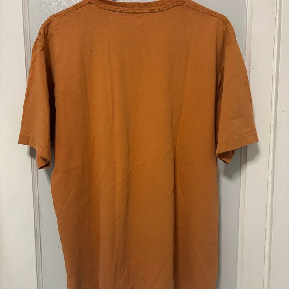 Carhartt Men's Distressed Orange T-Shirt - Picture 2 of 8